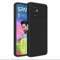 Tecno Spark 8 Pro Back Cover Matte Finished With Smoke Camera Protection Back Case Tecno Spark 8 Pro. 