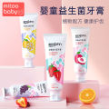 Children's Toothpaste Safe Probiotics Swallowing Fluorine-Free 1-6 Years Old Infants 12 Years Old CHILDREN'S Toothpaste Fruit Flavor.