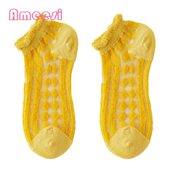 Ameesi%20Ankle%20Socks%20Non-slip%20Short%20Tube%20Summer%20Socks%20Girl%20Mesh%20Socks%20-%20Image%206