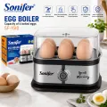 Sonifer SF – 1510 Egg Boiler: 6 – Egg Capacity, Anti – Dry Burn, One – Click Start. 