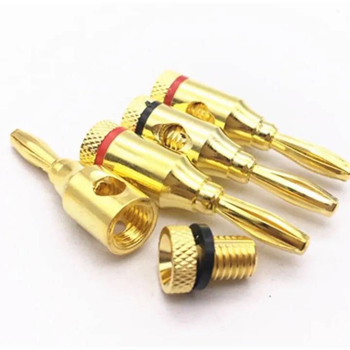 BRADOO-Banana%20Plugs%20Open%20Screw%2024K%20Gold%20Plated%20Plugs%20Audio%20Jack%20Connector%20for%20Speaker%20Stereo%20Cable,%2024-Pack%20(12%20Red,%2012%20Black)%20-%20Image%207