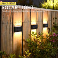 【Lejia】6 LED Solar Wall Lamp Outdoor Waterproof Up And Down Light Lighting / Stair Fence Smart Solar Lights / Outdoor Decoration Lamps. 