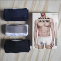 Stylish Boxer Underwear for Men - 3Pcs.