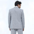 Slim Fit Casual Blazer for Men - Dark Ash. 