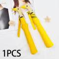 Sun Rain Umbrella Travel Umbrella Portable Durable Comfortable Handle Umbrellas for Rain and Yellow. 