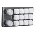 12 Key Knob Keyboard Programmable USB Red Switch Mechanical Keypad DC 5V 1A. 