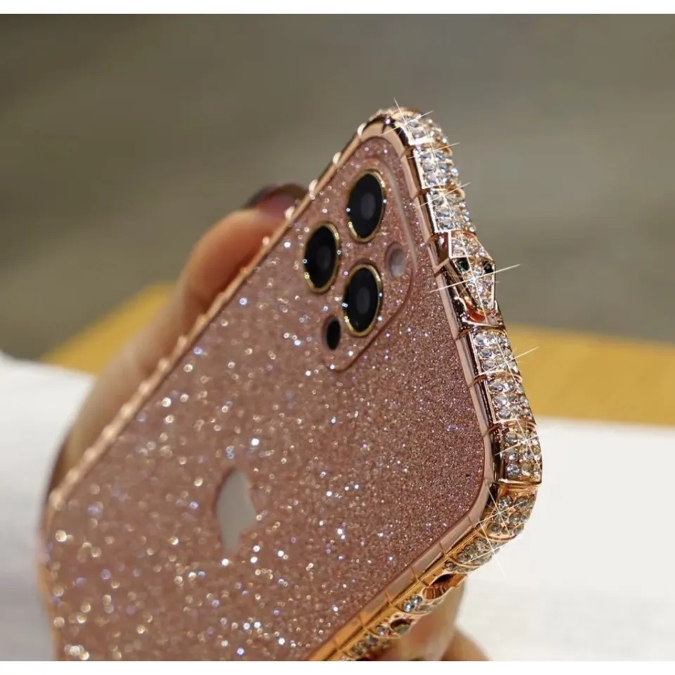 ON STOCK iPhone 13 pro max Bling Casing With Bling Back Sticker 12