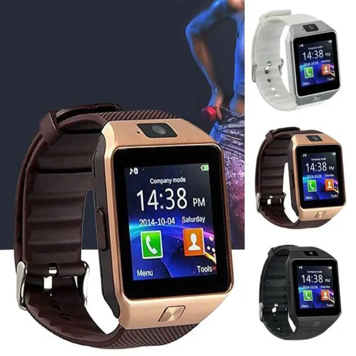 ZEPAD DZ09 Smart Watch Android Sim Card Slot Smartwatch with TF Card Camera - Brown