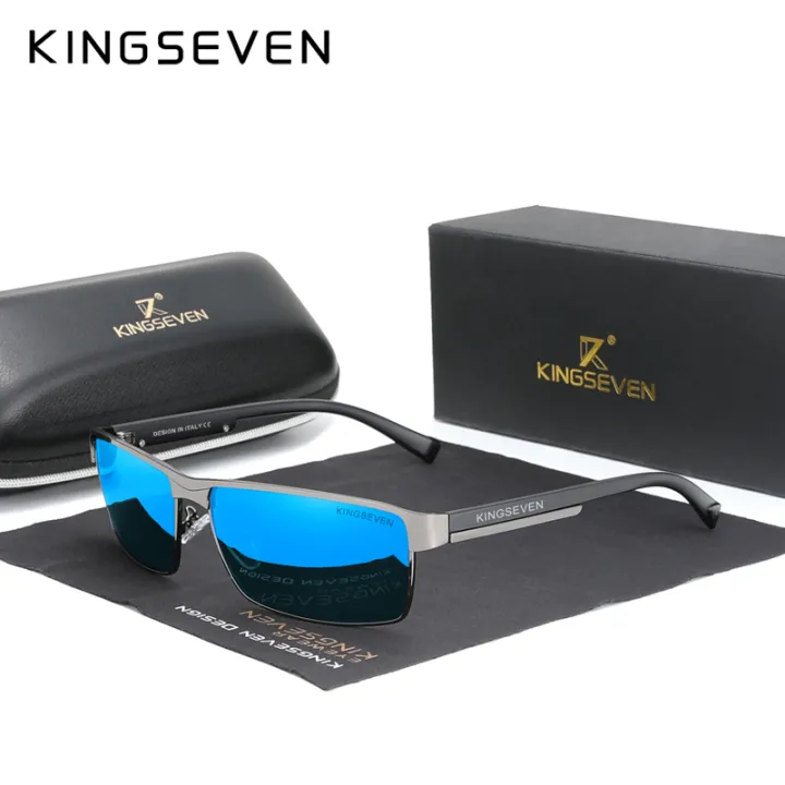 KINGSEVEN%20NEW%20Fashion%20Polarized%20Sunglasses%20Men%20Women%20Anti-glare%20Driving%20Square%20Eyewear%20Men's%20Sun%20Glasses%20Male%20Goggle%20UV400%20-%20Image%204