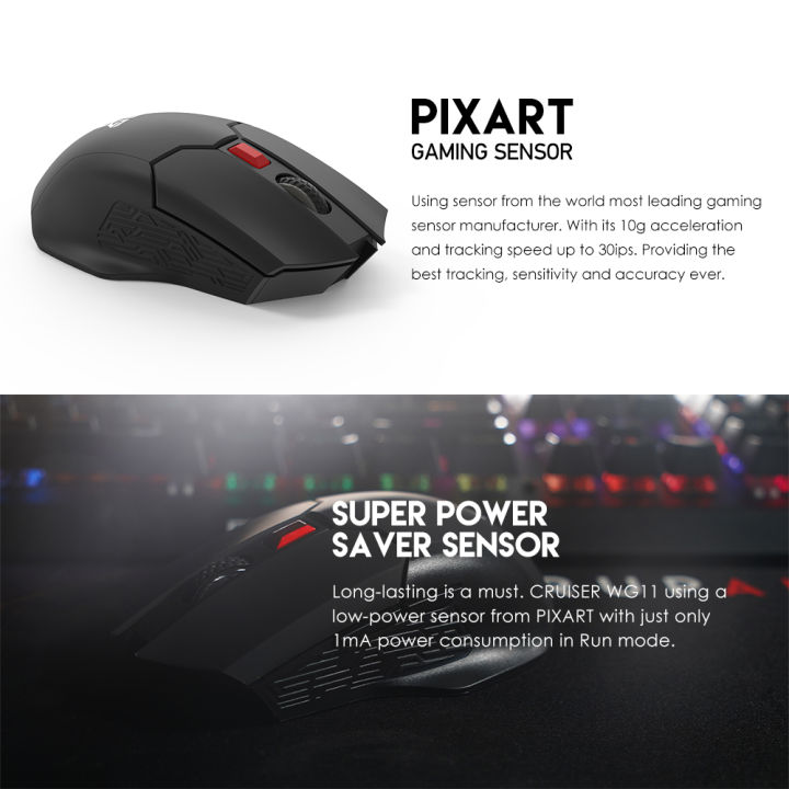 FANTECH%20WG11%202.4Ghz%20Pro%20Gaming%20Wireless%20Mouse%202400%20DPI%206%20Buttons%20Ergonomic%20Portable%20Mice%20For%20Laptop%20PC%20Computer%20Office%20Business%20-%20Image%202