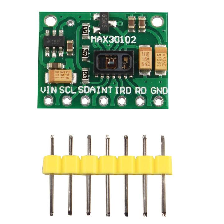 MAX30102%20MAX%2030102%20Heart%20Rate%20Oximeter%20Sensor%20Arduino%20Module%20Pulse%20Oximeters%20Development%20Board%20Sensor%20Module%20With%207%20Pin%20Cables%20Connections%20Header%20-%20Image%203