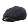【Buried Buzie】Solid Cotton Newsboy Caps Men Flat Peaked Cap Women Painter Beret Hats 30. 