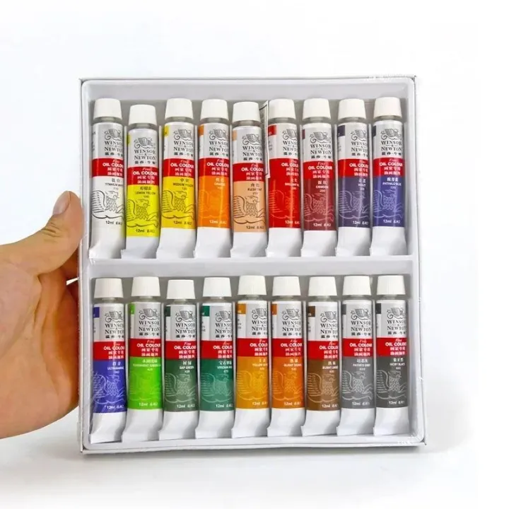 Winsor%20Newton%2012/18/24%20Colors%20Professional%20Color%20Oil%20Paints%2012ml%20Tube%20Painting%20Pigments%20With%20Brush%20And%20Palette%20Art%20Supplies%20-%20Image%204