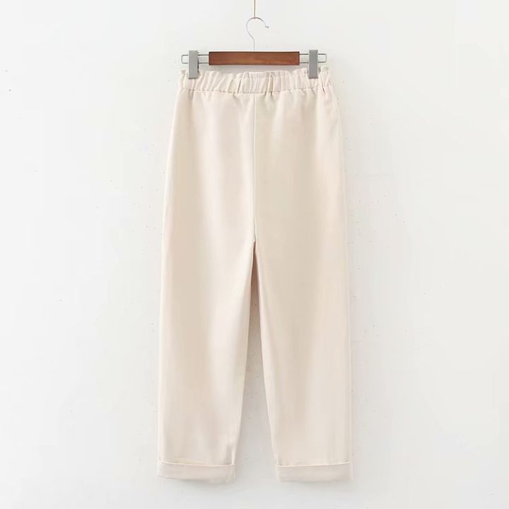 New%20Girls'%20High%20Waist%20Cat%20Printed%20Pocket%20Trousers%20Good%20Quality%20-%20Image%204