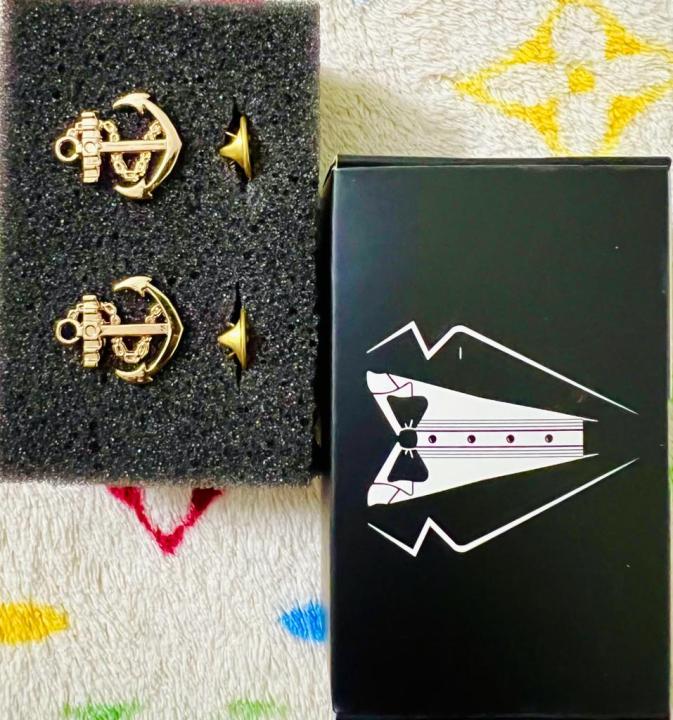 Fashion Suit Shirt Collar Pin Brooch For Men & Women Jewelry (1 Pair)