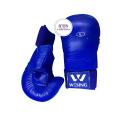 Karate Gloves - Wesing - Blue - Lather - Size - L. 
