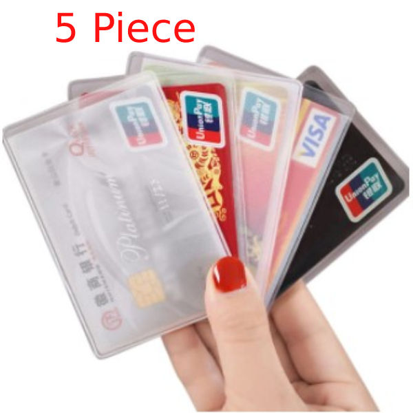 Transparent PVC Card Holder, Safe Your card from Damage/Scratch