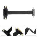 PCI Express Extension Cable PCIe x1 to x1 x4 Pci-E x1 Extension Cable Pci-E Riser Card Expansion Card Cable for Motherboard /Extender/ Adapter - 5cm.