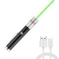 USB Charging Green Laser Pointer Powerfulr Super Power Laser Pen 711 Red Dot 532nm Continuous Line Hunting Laser Equipment.