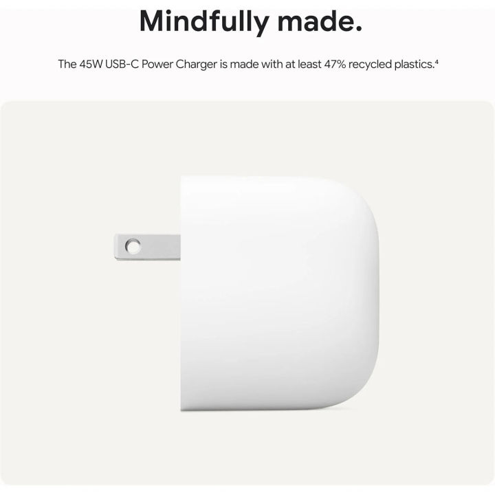 Google%20Pixel%2045W%20Book%20Charger%20US%20Plug%20Fast%20Charging%20Power%20Adapter%20USB%20C%20to%20C%20Cable%20For%20Pixel%209,%209pro%20,9%20Pro%20XL%208%207%206%205Pro%208A%207A%20-%20Image%202