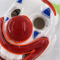 Cross Border New Arrival Halloween New Green Hair Wig Clown Full Face LED Luminous Mask DJ Music Festival EL Mask. 