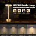 Simple charging LED Desk Lamp restaurant bar desk lamp dimming atmosphere retro portable charging touch USB desk lamp. 