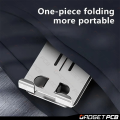 Aluminium Alloy 360° Rotating Folding Adjustable Phone Stand - Metal Holder for iPad, Tablet, Mobile.