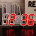 Home Living Room Decoration 3D Large LED Digital Wall Clock Date Time Electronic Display Table Alarm Clock Wall Home Decor. 