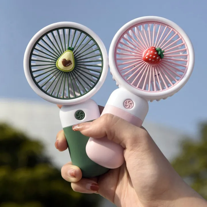 Convenient and ultra-quiet USB mini handheld wind power fan with portable phone holder student office small cooling fans