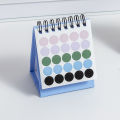 Spiral Bound Desk Calendar Eco-Friendly Multicolor Compact Size Yearly Planner 2025 Edition Hardcover Monthly Planner for.