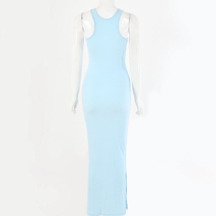 Articat%20Sleeveless%20Spaghetti%20Strap%20Dress%20Women%20O%20Neck%20Solid%20Slit%20Maxi%20Dress%20Spring%20Summer%20-%20Image%206