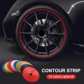 SL 8M Car Wheel Rim Protector Decor Strip Rubber Tire Guard Line Rimblades Car Styling Moulding Trim Wheel Decoration Accessories.
