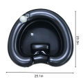 Convenient Hair Washing Solution Portable Inflatable Hair Washing Basin for Elderly Disabled Easy to Use Shampoo Bowl for Bedridden Patients Wide Neck Opening Inflatable Shampoo Basin.