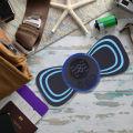 EMS Mini Neck Pulse Massager Electric LCD Display Stretcher EMS Mini Massager 2 pad.