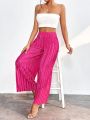 Soft & Stretchable Korean Crepe Palazzo For Women ..