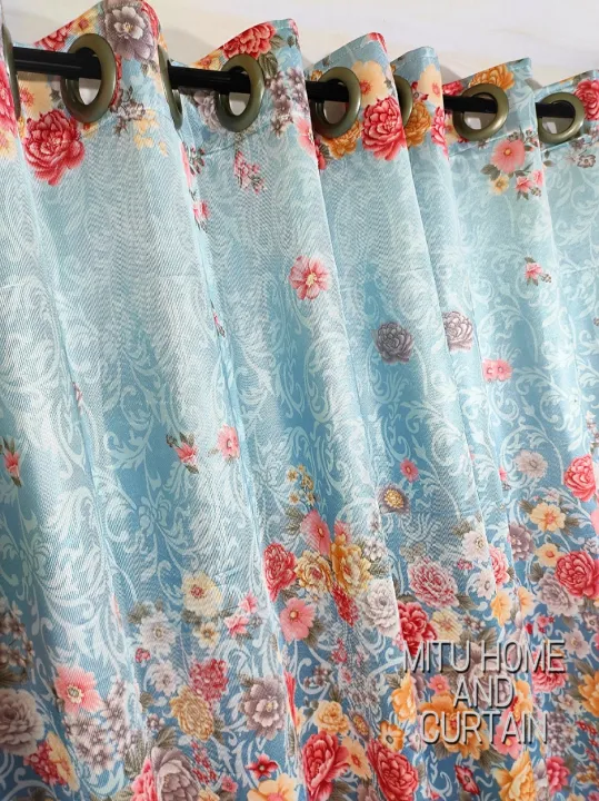 Curtain%20Porda%20Synthetic%20curtains%20Thick%20Indian%20porda%20Window%20protector%2060*84%20inch%20Classical%20big%20size%20%206%20kuchi%20curtain%20Sky%20blue%20Flower%20art%20-%20Image%205