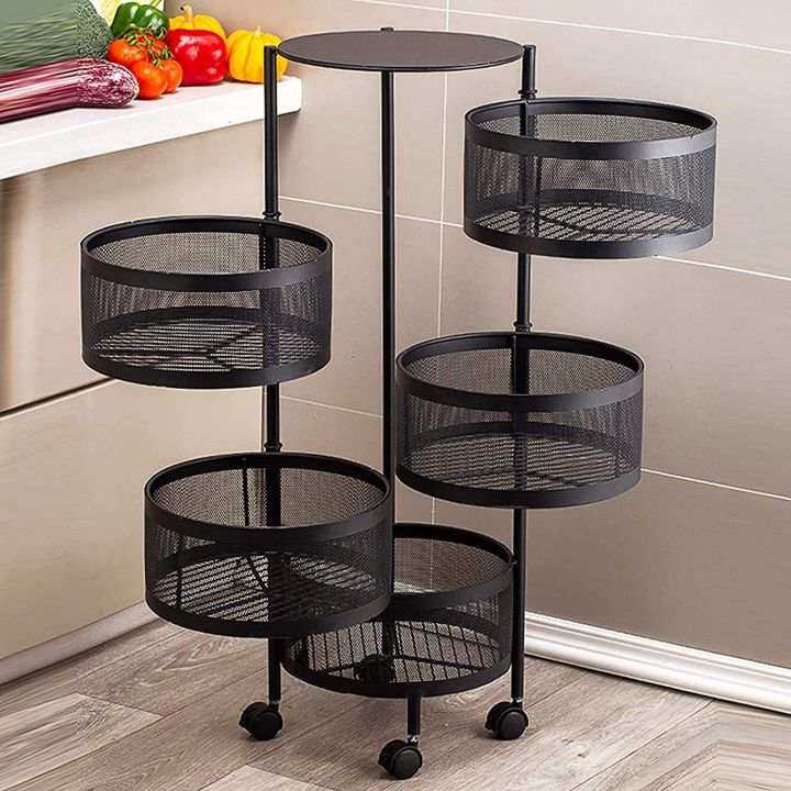 5%20Layers%20Kitchen%20Rotating%20Shelf%20360%20Degree%20Baskets%20Fruit%20Vegetable%20Storage%20Rack%20Floor%20Round%20Shelf%20With%20Wheels%20-%20Image%204