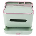 Tissue Box Organizer Multifunctional Tissue Box Holder PP Plastic for Living Room for Vanity. 