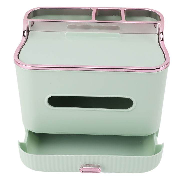 Tissue%20Box%20Organizer%20Multifunctional%20Tissue%20Box%20Holder%20PP%20Plastic%20for%20Living%20Room%20for%20Vanity%20-%20Image%202