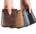Best quality Stylish Zipper Leather wallet For Men.