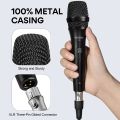 OneOdio ON55 Wired Vocal Microphone with 16.4ft XLR Cable & Mic Clips, ON/Off Switch, Metal Female, Cord Handheld Vocalist Mic for Singing, Speech, Wedding, Outdoor Activity, Guitar Amp, Mixer. 