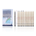 Giorgione 12 pcs Fine Liner Water Based Ink Black Fineliner Marker Pen Set Fineliner Marker Pens Set.