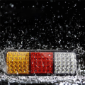 1Pair 12V 75 LED Waterproof Taillights Replacement Parts Accessories for Truck RV Van Bus Trailer Lights Signal Indicator Brake Stop Reverse Lights. 
