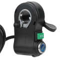 Handlebar Switch Automatic Identification Multifunction Thumb Lock Cruising Electric Bike Voltage Display. 