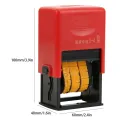 Adjustable Date Coding Machine ABS Plastic Manual Printing Production Tool D-4 Type. 