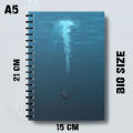 Notebook Aesthetic Journal Clock Design Writing Pad K709. 