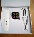 T55 Smartwatch Dual Belt Full Touch Water Reset Calling Option -white. 