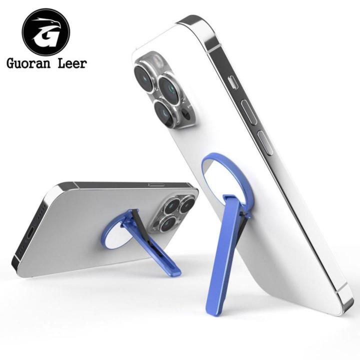 Folding Phone Holder Back-mounted 360-degree Rotation Small Bracket Mini Portable Mobile Support Stand