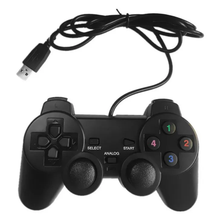 Y8AD USB Wired Gamepad Joystick Single/Double Vibration Joypad Game Controller Handle for PC  Computer