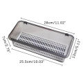 Transparent Makeup Brush Storage Box Dustproof Beauty Egg Lipstick Storage Box With Cover Portable Desktop Storage Bucket. 